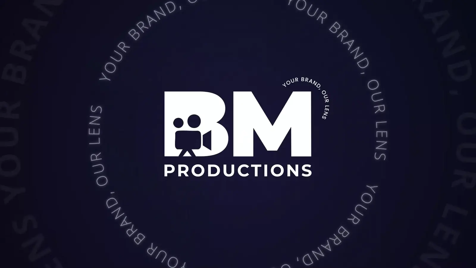 BM Productions showreel title frame