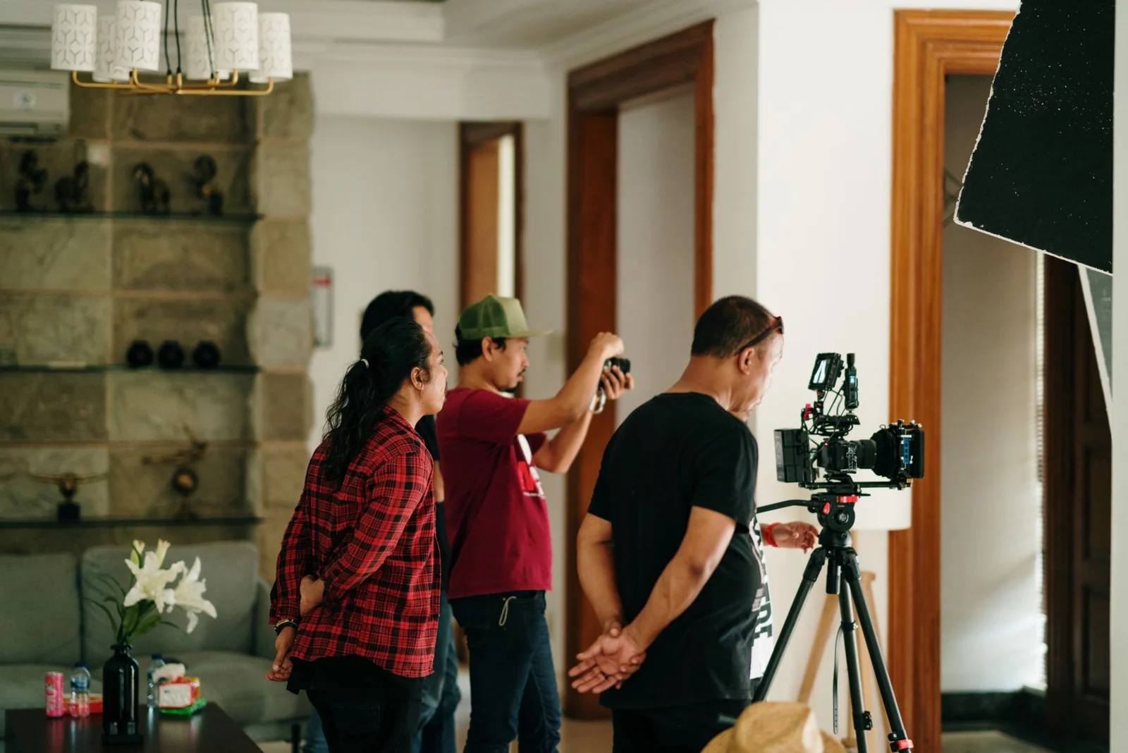 Professional camera production in vertical format